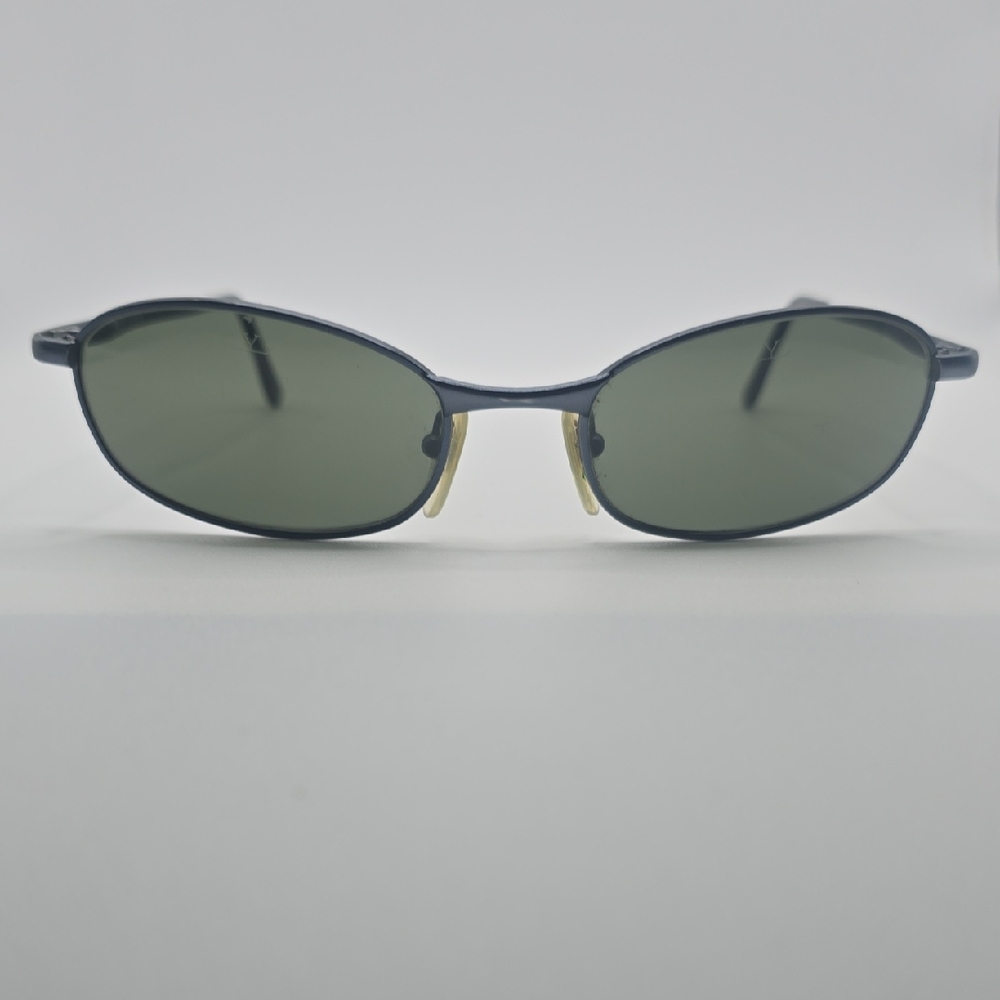 Vuarnet Black Sunglasses with Green Lenses